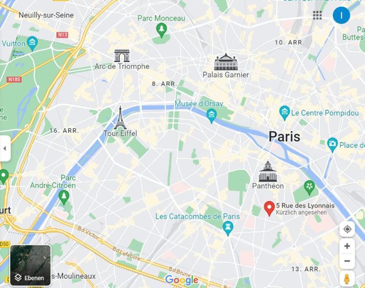 Petite Maison Avec Cour Dans Les Beaux Quartiers-Vous Faites Le Menage- Very Good Prices For T-H-E Location But You Have To Clea-N Th-E Flat Lägenhet Paris Exteriör bild